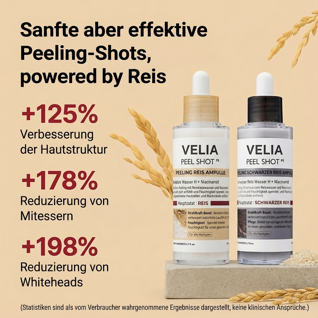 Koreanisches Peel Shot – Entfernt Unreinheiten & verfeinert dein Hautbild